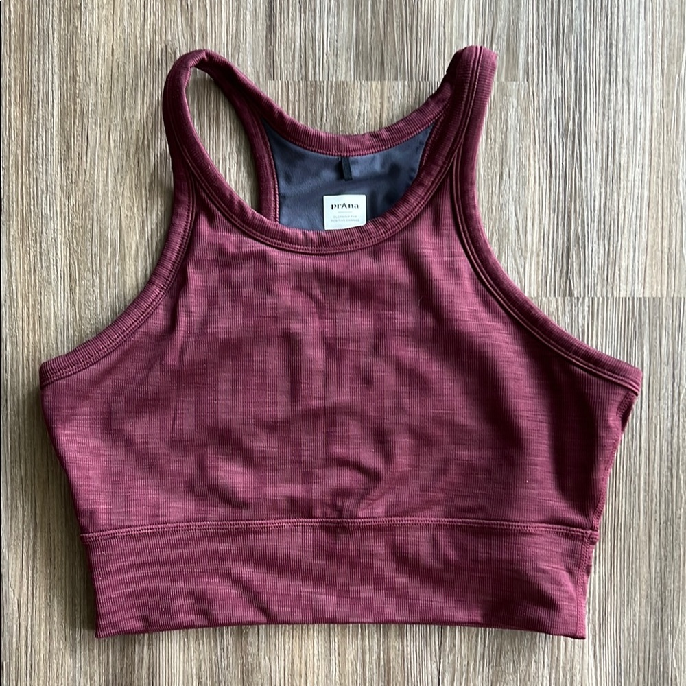 Prana Maroon Sports Bra